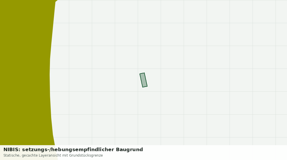 Statische Kartenansicht: NIBIS: setzungs-/hebungsempfindlicher Baugrund