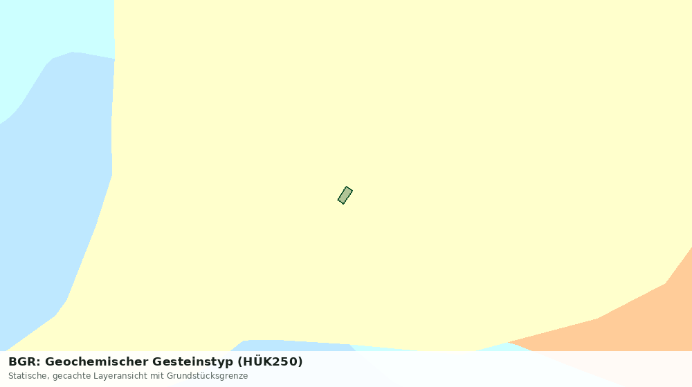 Statische Kartenansicht: BGR: Geochemischer Gesteinstyp (HÜK250)
