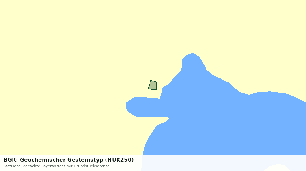 Statische Kartenansicht: BGR: Geochemischer Gesteinstyp (HÜK250)