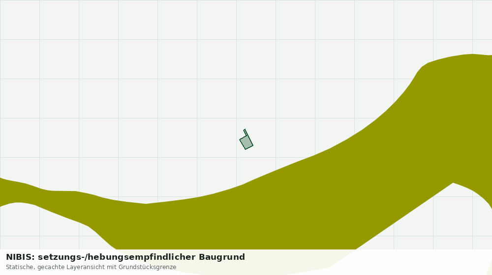 Statische Kartenansicht: NIBIS: setzungs-/hebungsempfindlicher Baugrund