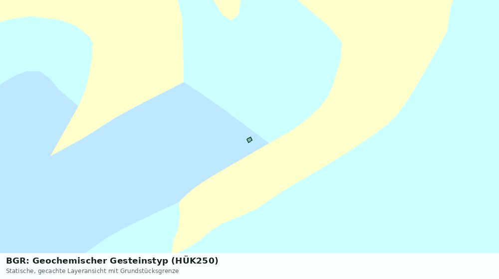 Statische Kartenansicht: BGR: Geochemischer Gesteinstyp (HÜK250)