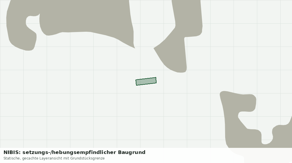 Statische Kartenansicht: NIBIS: setzungs-/hebungsempfindlicher Baugrund