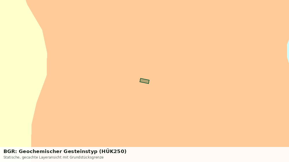 Statische Kartenansicht: BGR: Geochemischer Gesteinstyp (HÜK250)
