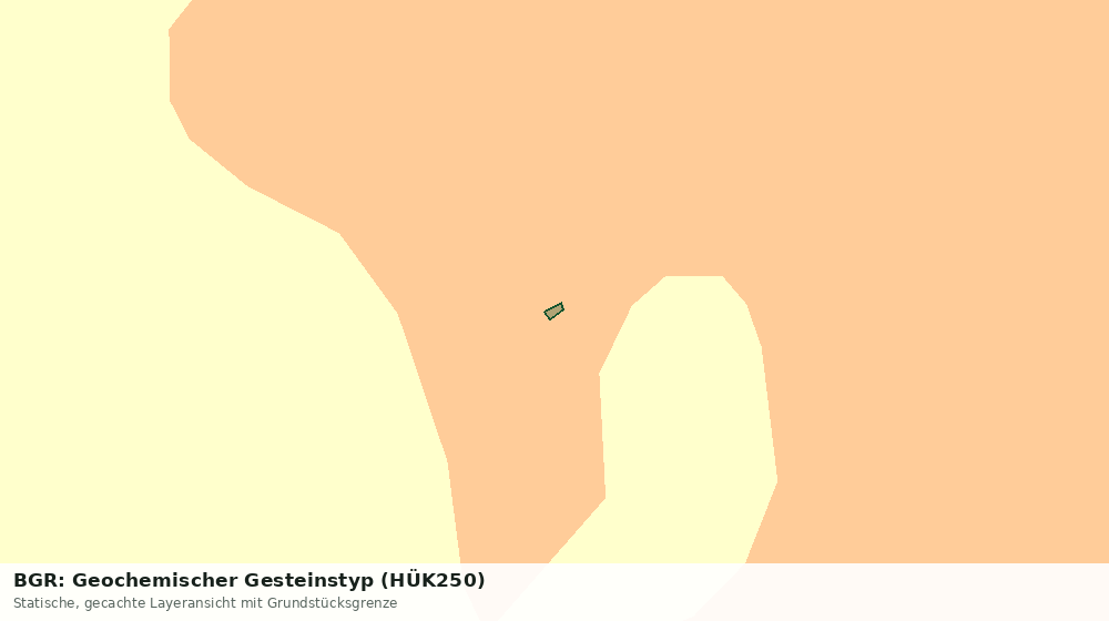 Statische Kartenansicht: BGR: Geochemischer Gesteinstyp (HÜK250)