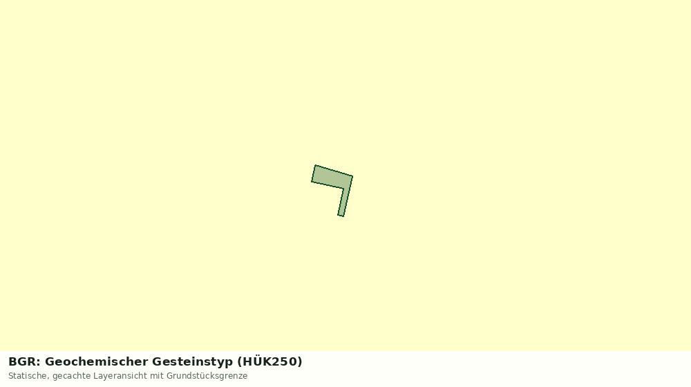 Statische Kartenansicht: BGR: Geochemischer Gesteinstyp (HÜK250)