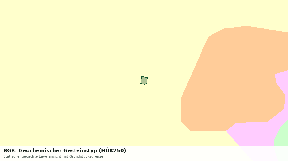 Statische Kartenansicht: BGR: Geochemischer Gesteinstyp (HÜK250)