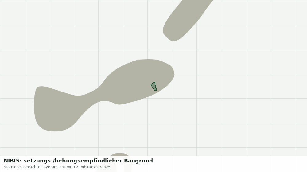 Statische Kartenansicht: NIBIS: setzungs-/hebungsempfindlicher Baugrund