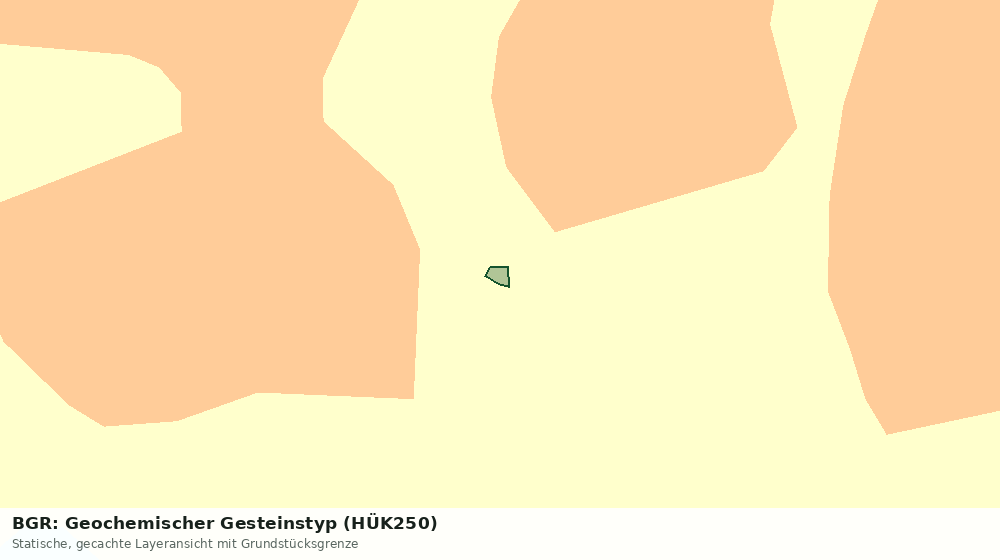Statische Kartenansicht: BGR: Geochemischer Gesteinstyp (HÜK250)