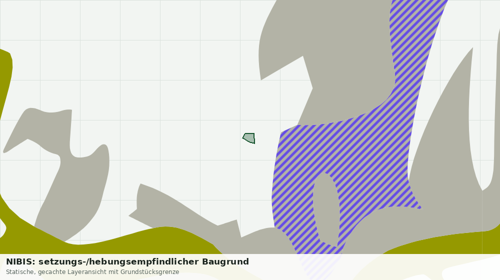 Statische Kartenansicht: NIBIS: setzungs-/hebungsempfindlicher Baugrund