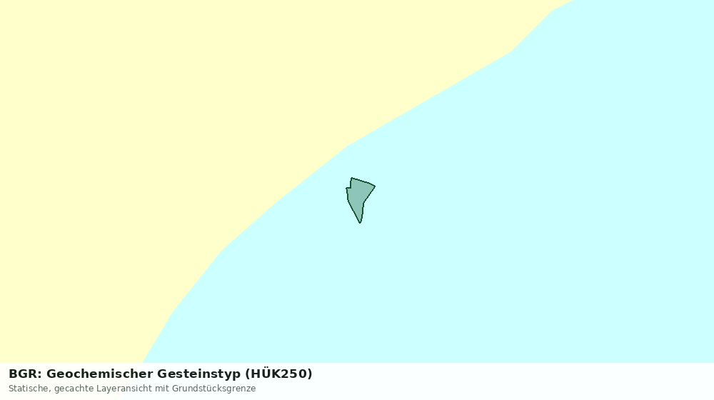 Statische Kartenansicht: BGR: Geochemischer Gesteinstyp (HÜK250)
