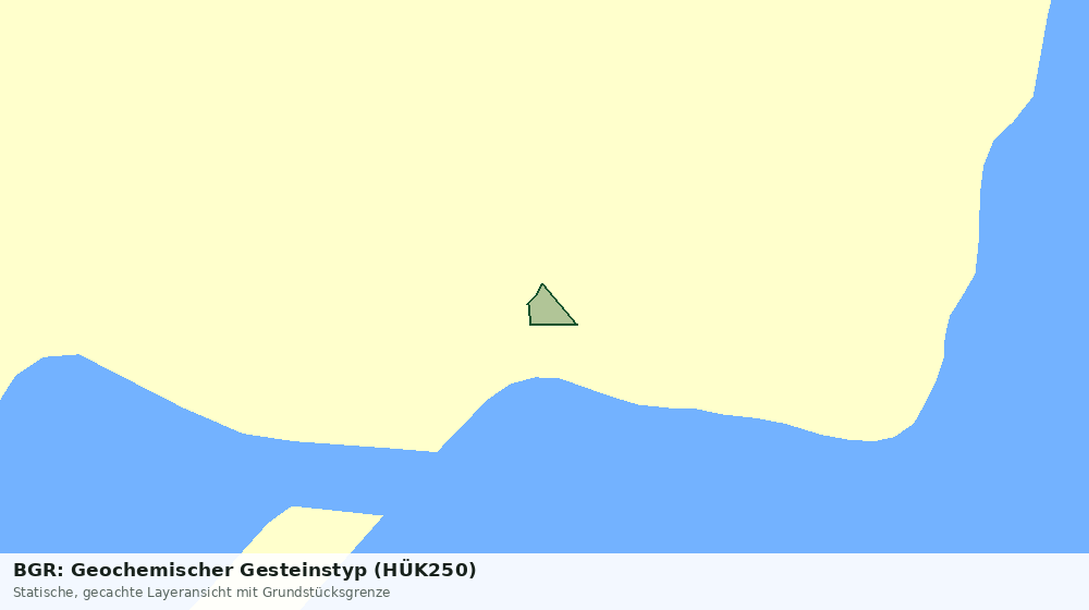 Statische Kartenansicht: BGR: Geochemischer Gesteinstyp (HÜK250)
