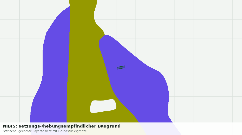 Statische Kartenansicht: NIBIS: setzungs-/hebungsempfindlicher Baugrund