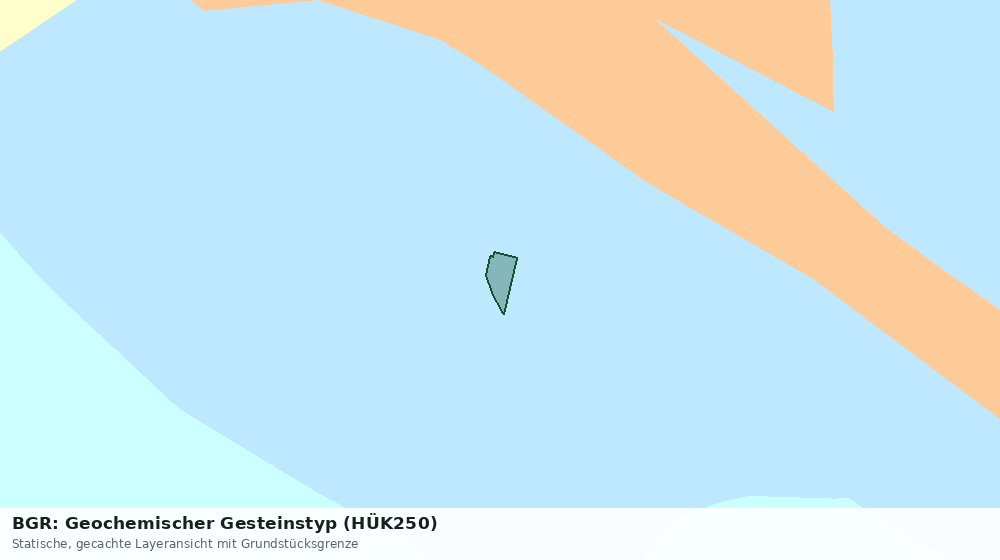 Statische Kartenansicht: BGR: Geochemischer Gesteinstyp (HÜK250)