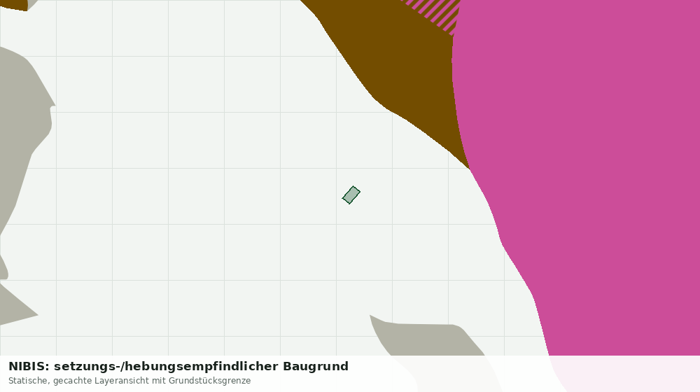 Statische Kartenansicht: NIBIS: setzungs-/hebungsempfindlicher Baugrund