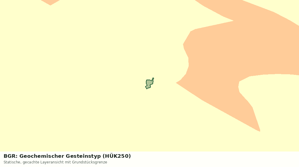 Statische Kartenansicht: BGR: Geochemischer Gesteinstyp (HÜK250)