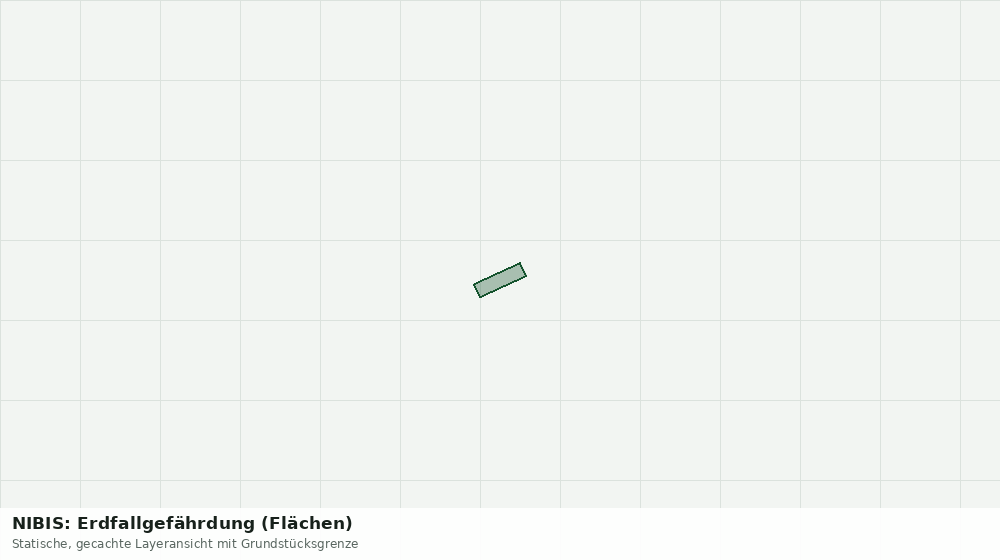 Statische Kartenansicht: NIBIS: Erdfallgefährdung (Flächen)