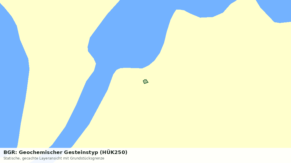 Statische Kartenansicht: BGR: Geochemischer Gesteinstyp (HÜK250)