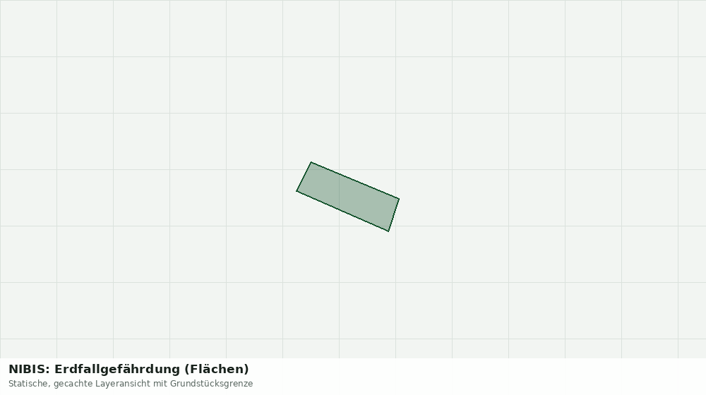 Statische Kartenansicht: NIBIS: Erdfallgefährdung (Flächen)