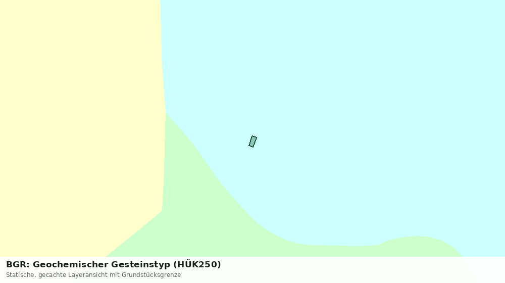 Statische Kartenansicht: BGR: Geochemischer Gesteinstyp (HÜK250)