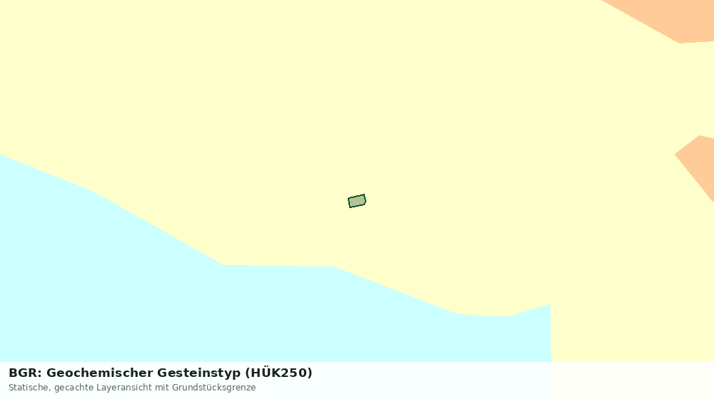 Statische Kartenansicht: BGR: Geochemischer Gesteinstyp (HÜK250)