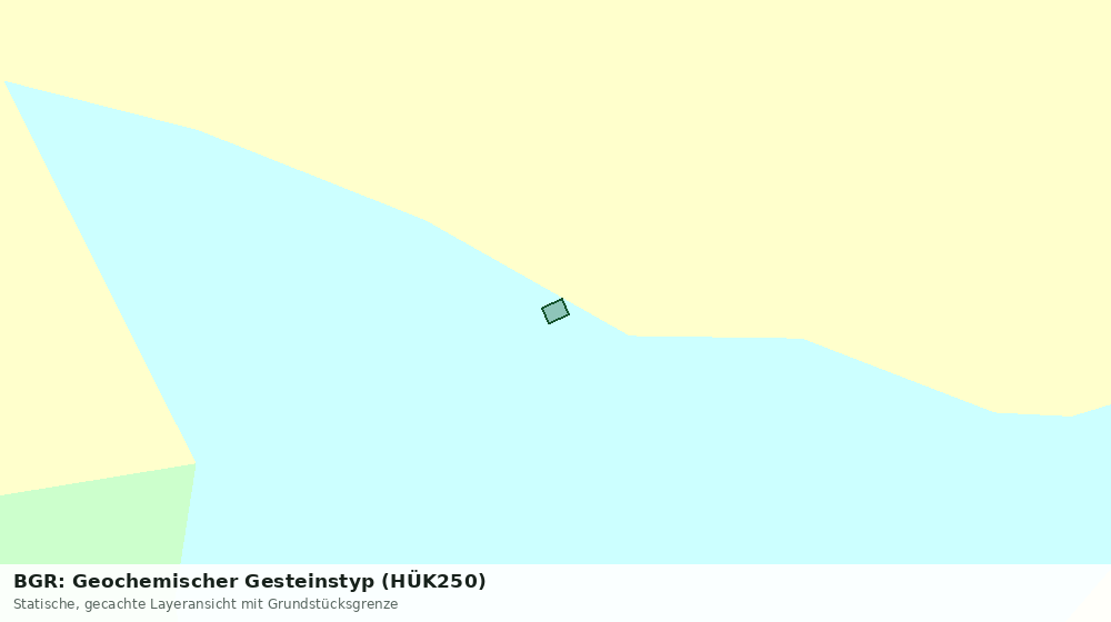 Statische Kartenansicht: BGR: Geochemischer Gesteinstyp (HÜK250)