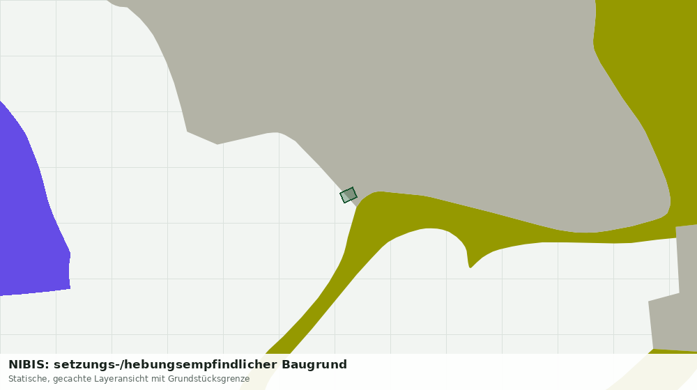 Statische Kartenansicht: NIBIS: setzungs-/hebungsempfindlicher Baugrund