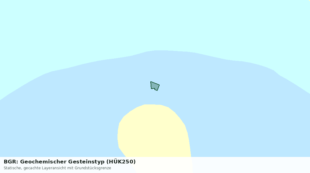 Statische Kartenansicht: BGR: Geochemischer Gesteinstyp (HÜK250)