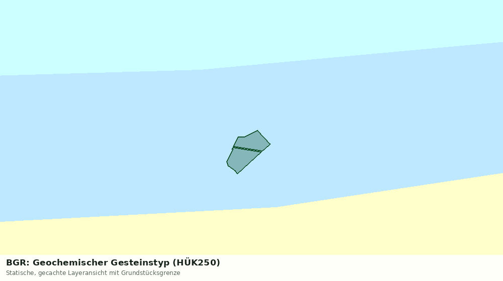Statische Kartenansicht: BGR: Geochemischer Gesteinstyp (HÜK250)