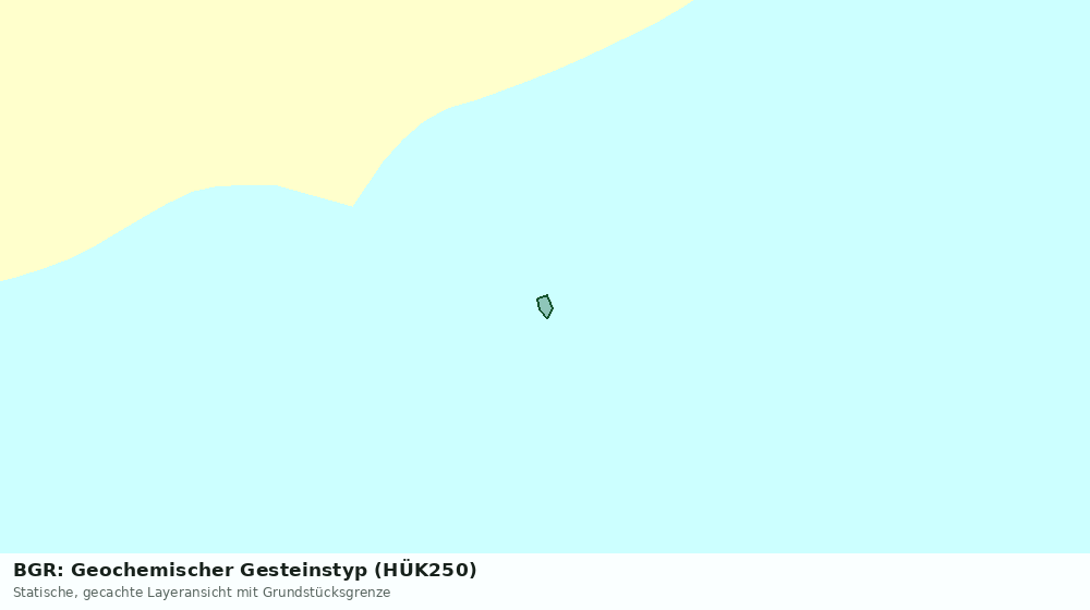 Statische Kartenansicht: BGR: Geochemischer Gesteinstyp (HÜK250)