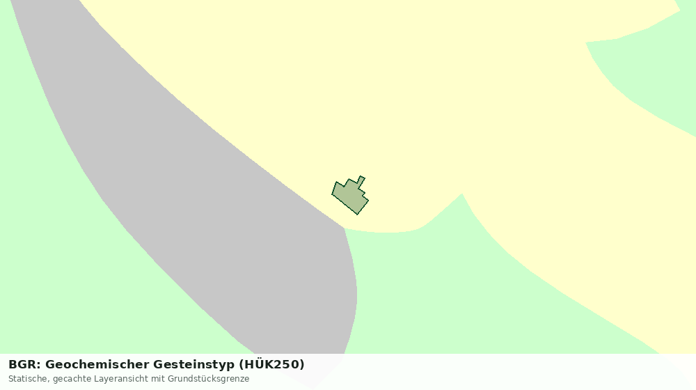 Statische Kartenansicht: BGR: Geochemischer Gesteinstyp (HÜK250)