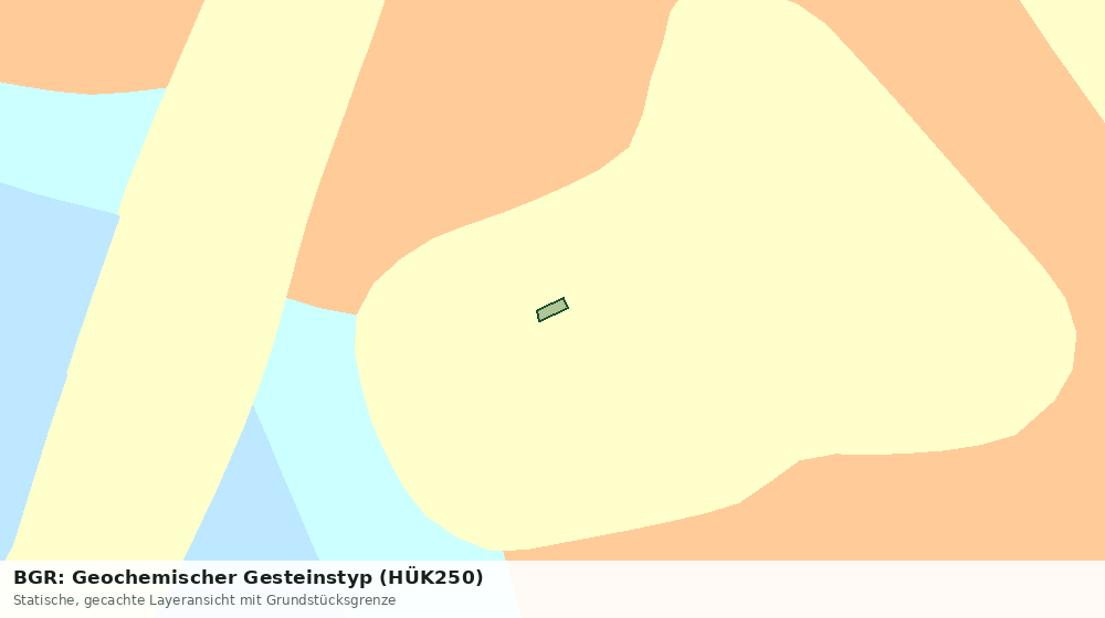 Statische Kartenansicht: BGR: Geochemischer Gesteinstyp (HÜK250)