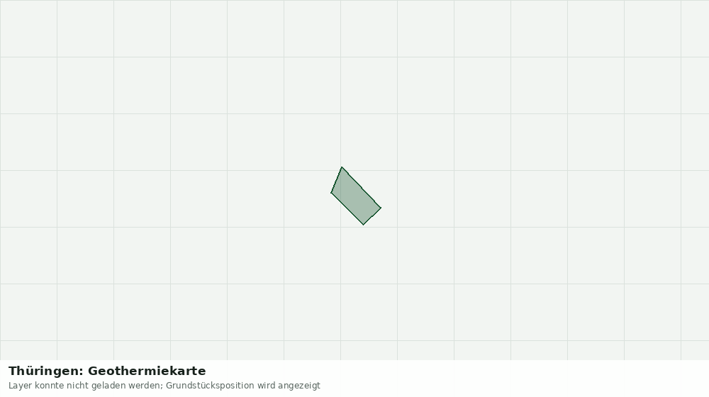 Statische Kartenansicht: Thüringen: Geothermiekarte