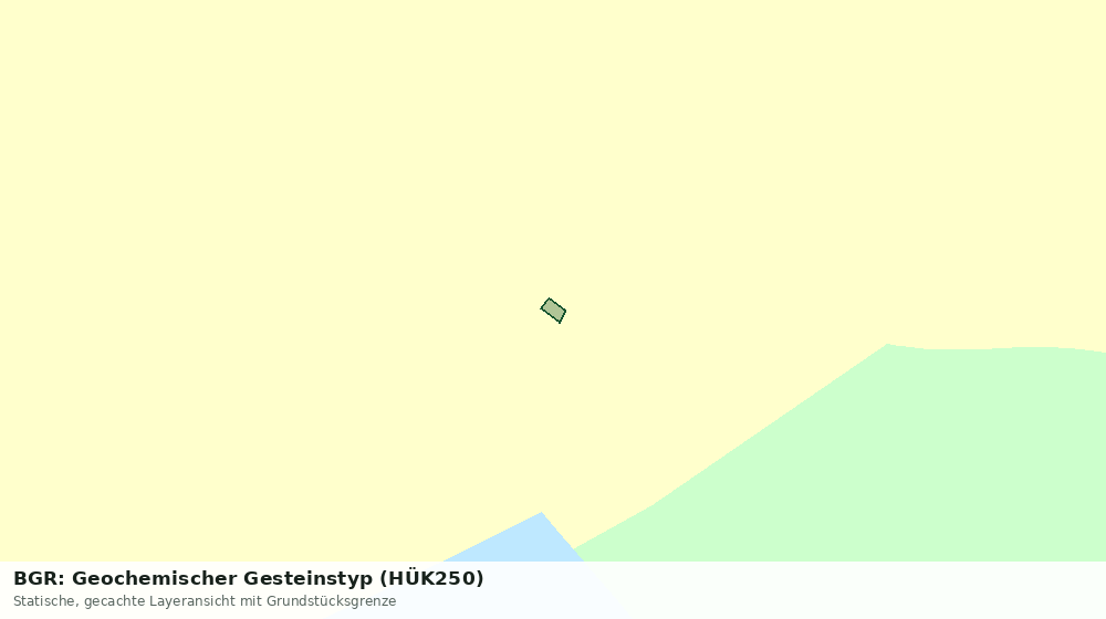 Statische Kartenansicht: BGR: Geochemischer Gesteinstyp (HÜK250)