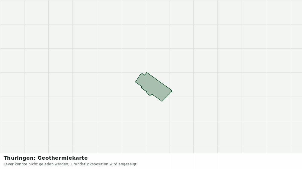 Statische Kartenansicht: Thüringen: Geothermiekarte