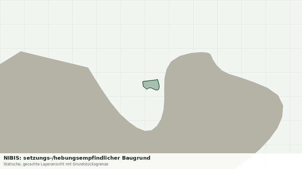 Statische Kartenansicht: NIBIS: setzungs-/hebungsempfindlicher Baugrund