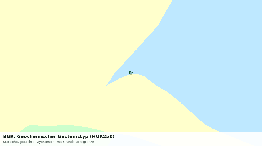 Statische Kartenansicht: BGR: Geochemischer Gesteinstyp (HÜK250)