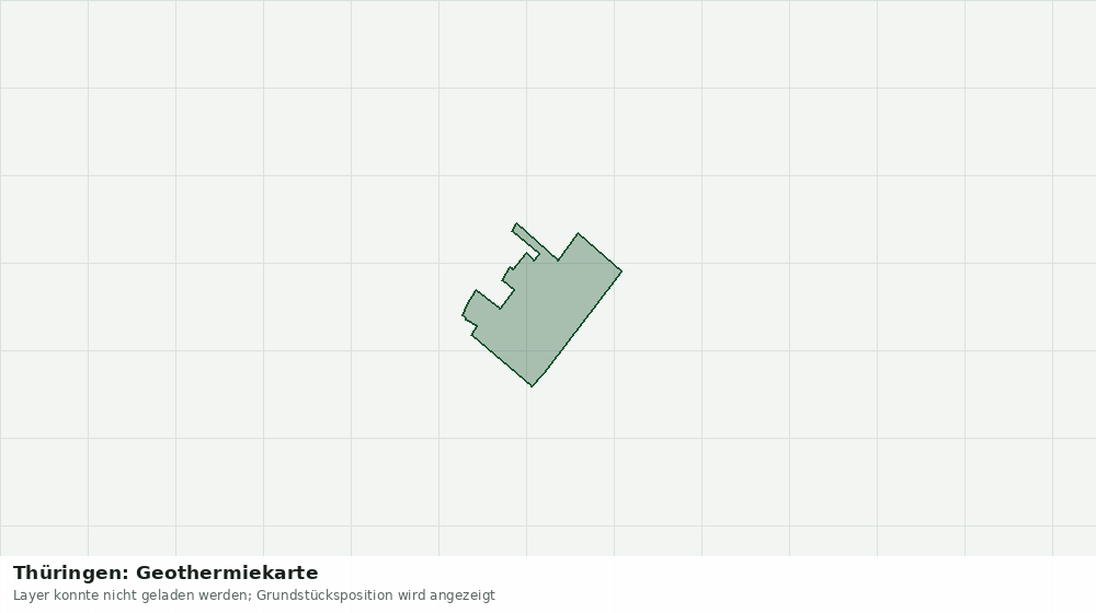 Statische Kartenansicht: Thüringen: Geothermiekarte