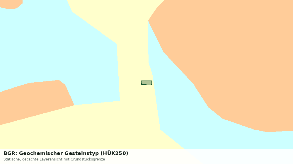 Statische Kartenansicht: BGR: Geochemischer Gesteinstyp (HÜK250)