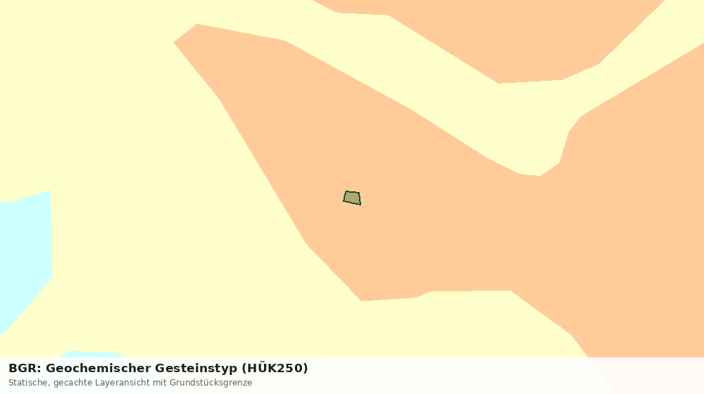 Statische Kartenansicht: BGR: Geochemischer Gesteinstyp (HÜK250)