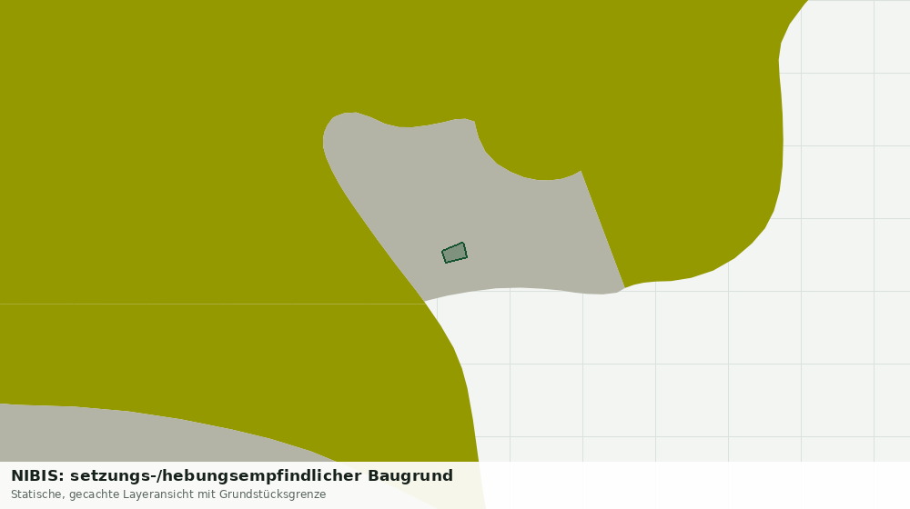 Statische Kartenansicht: NIBIS: setzungs-/hebungsempfindlicher Baugrund