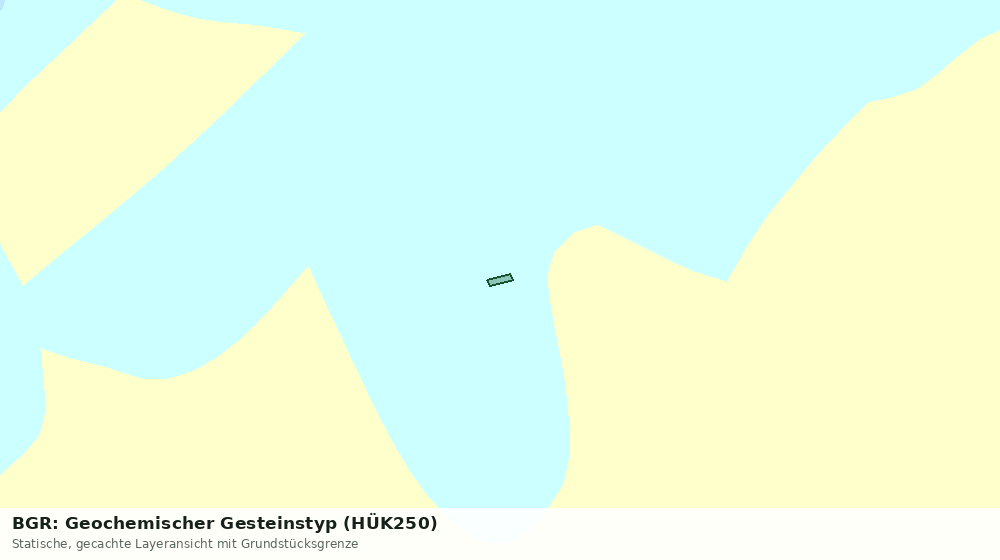 Statische Kartenansicht: BGR: Geochemischer Gesteinstyp (HÜK250)