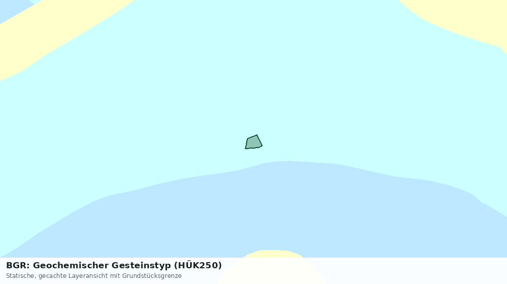 Statische Kartenansicht: BGR: Geochemischer Gesteinstyp (HÜK250)
