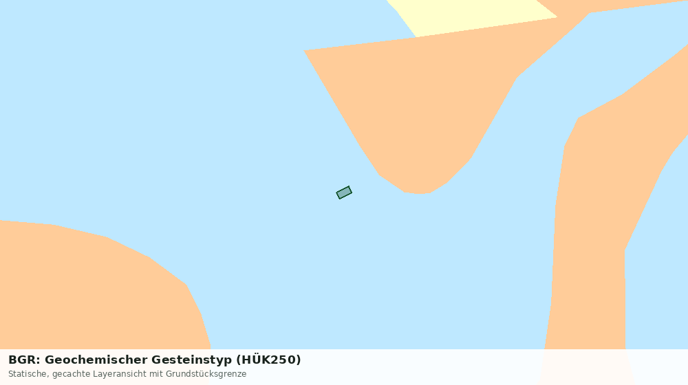 Statische Kartenansicht: BGR: Geochemischer Gesteinstyp (HÜK250)