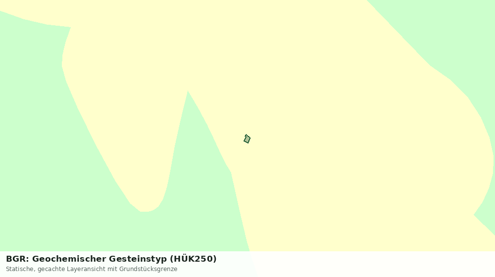 Statische Kartenansicht: BGR: Geochemischer Gesteinstyp (HÜK250)