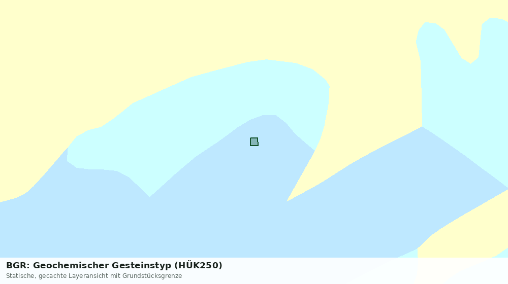 Statische Kartenansicht: BGR: Geochemischer Gesteinstyp (HÜK250)