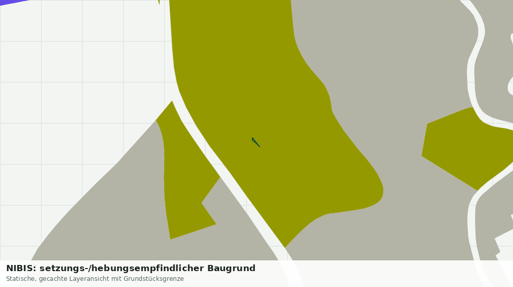Statische Kartenansicht: NIBIS: setzungs-/hebungsempfindlicher Baugrund
