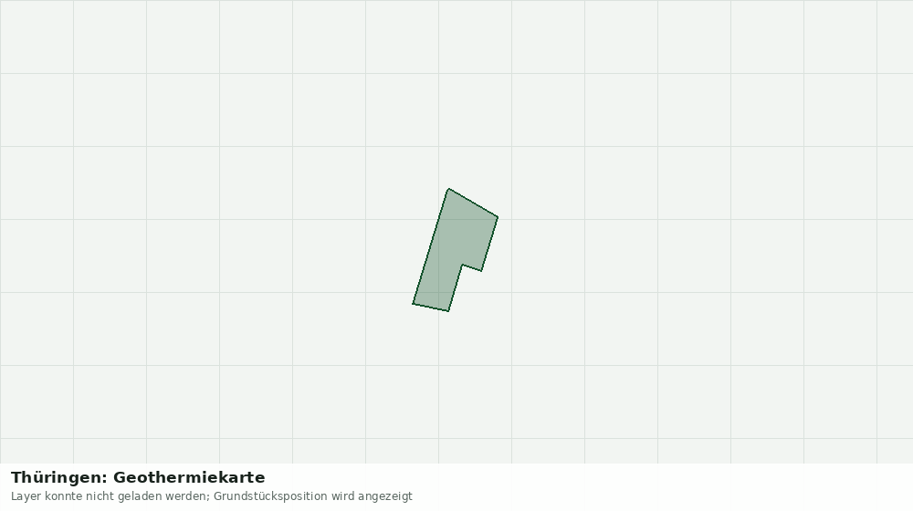Statische Kartenansicht: Thüringen: Geothermiekarte