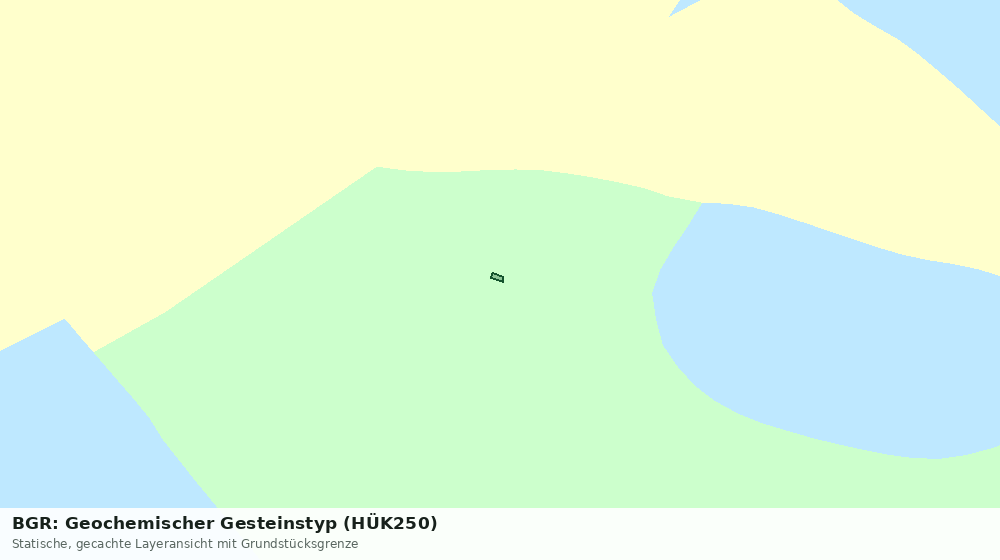 Statische Kartenansicht: BGR: Geochemischer Gesteinstyp (HÜK250)