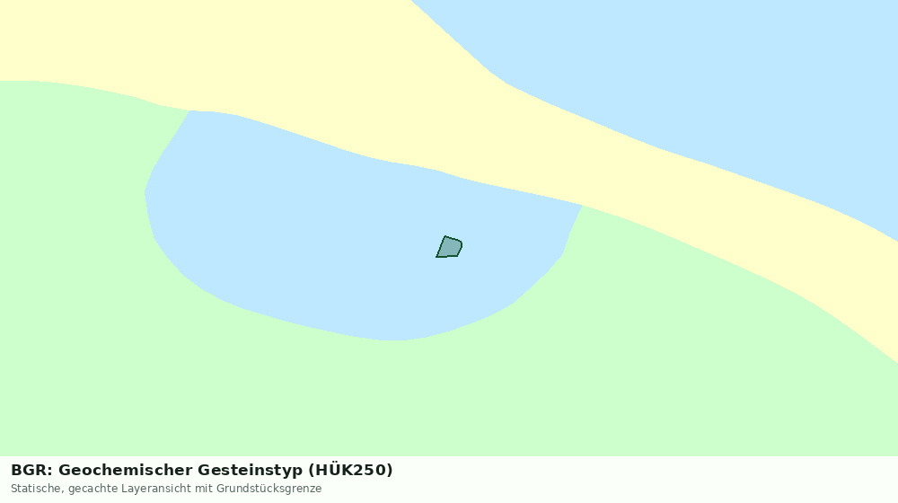 Statische Kartenansicht: BGR: Geochemischer Gesteinstyp (HÜK250)