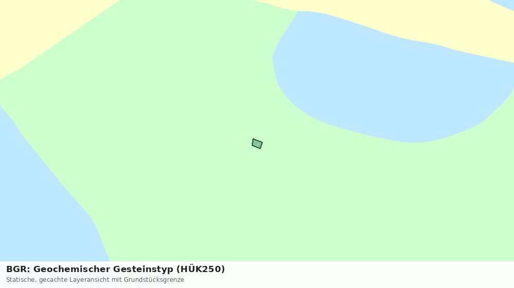 Statische Kartenansicht: BGR: Geochemischer Gesteinstyp (HÜK250)